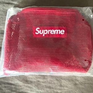 Supreme Red Mesh Bag / Pouch